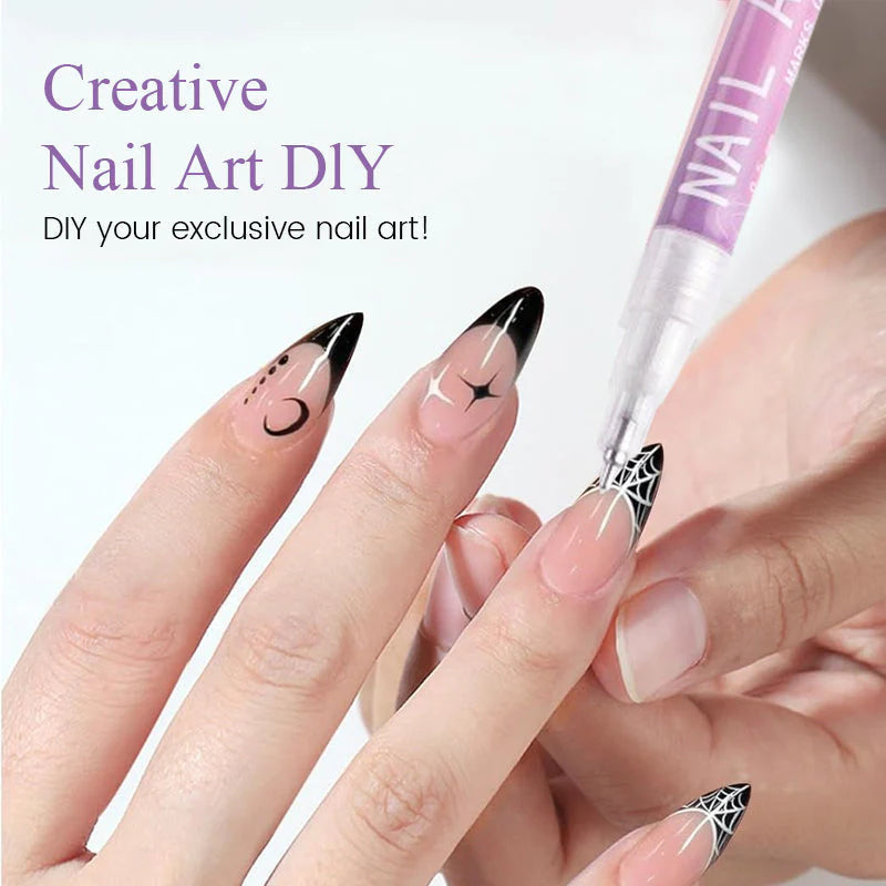 Nail Art Pens Set of 12 Colors