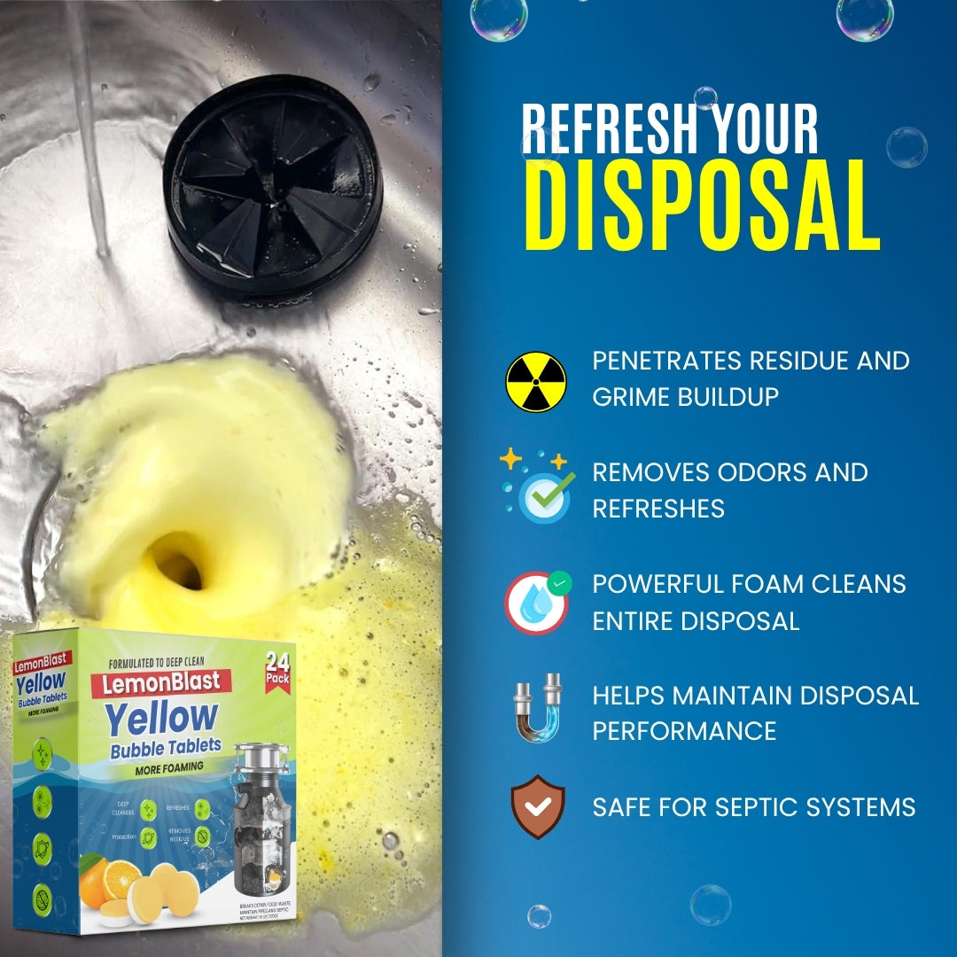 LemonBlast™ Yellow Bubble Tablets (24)PCS