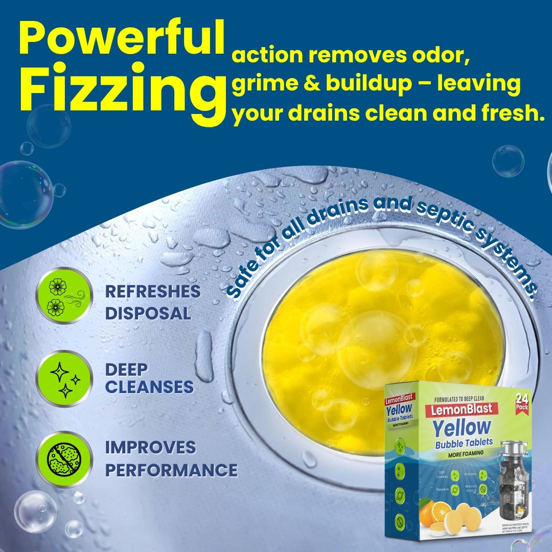 LemonBlast™ Yellow Bubble Tablets (24)PCS