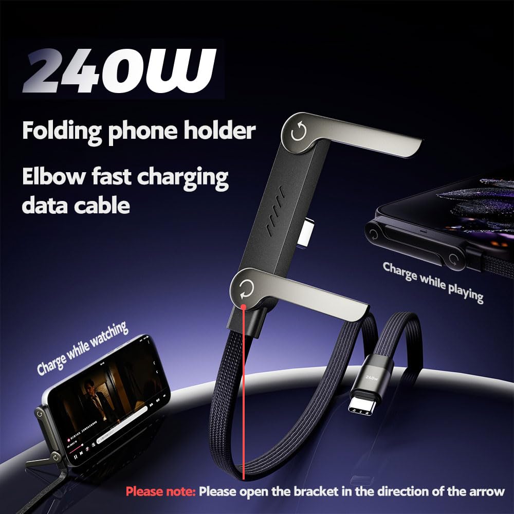 ChargeStand Pro is a 2-in-1 USB-C charging cable