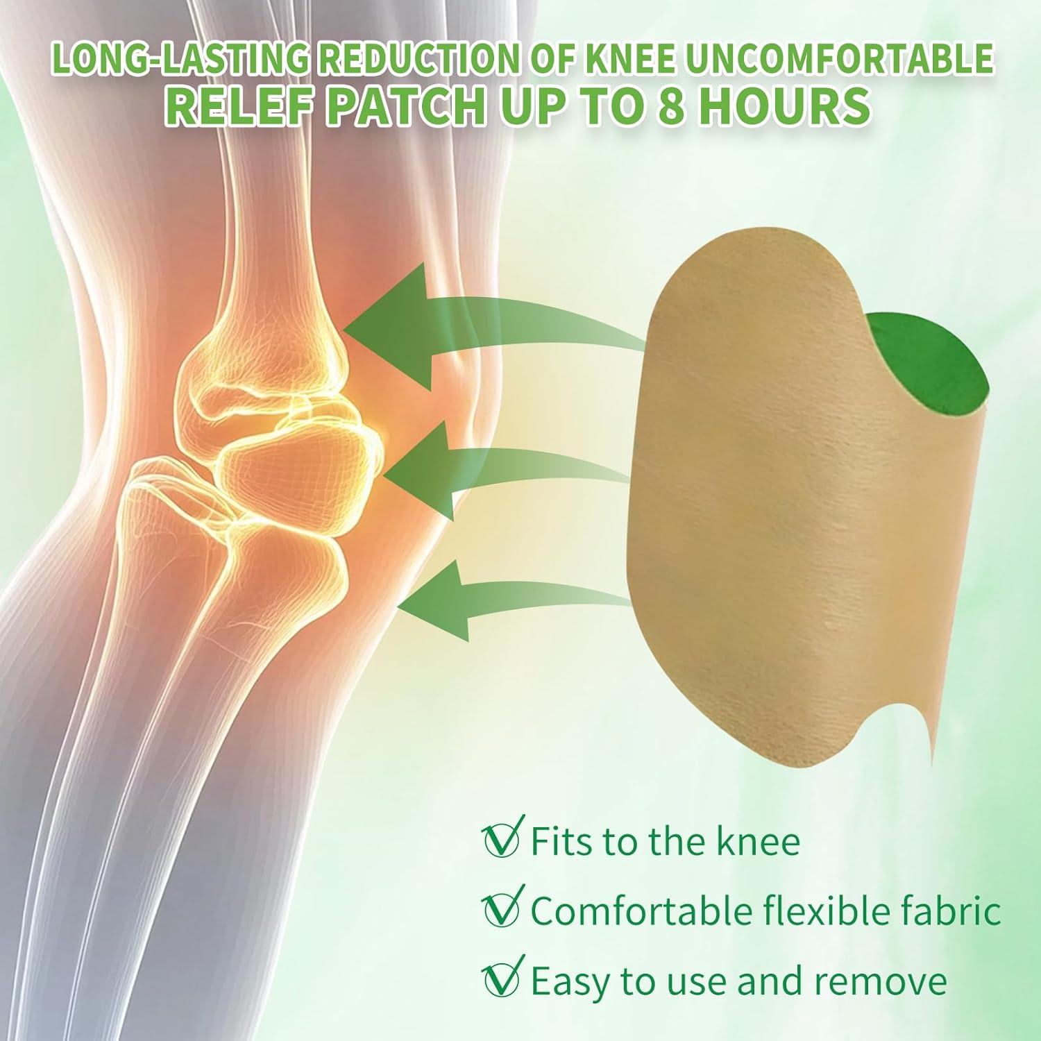 Pain Relief Knee Patches (Buy 1(10pcs) Get 1(10pcs) Free)
