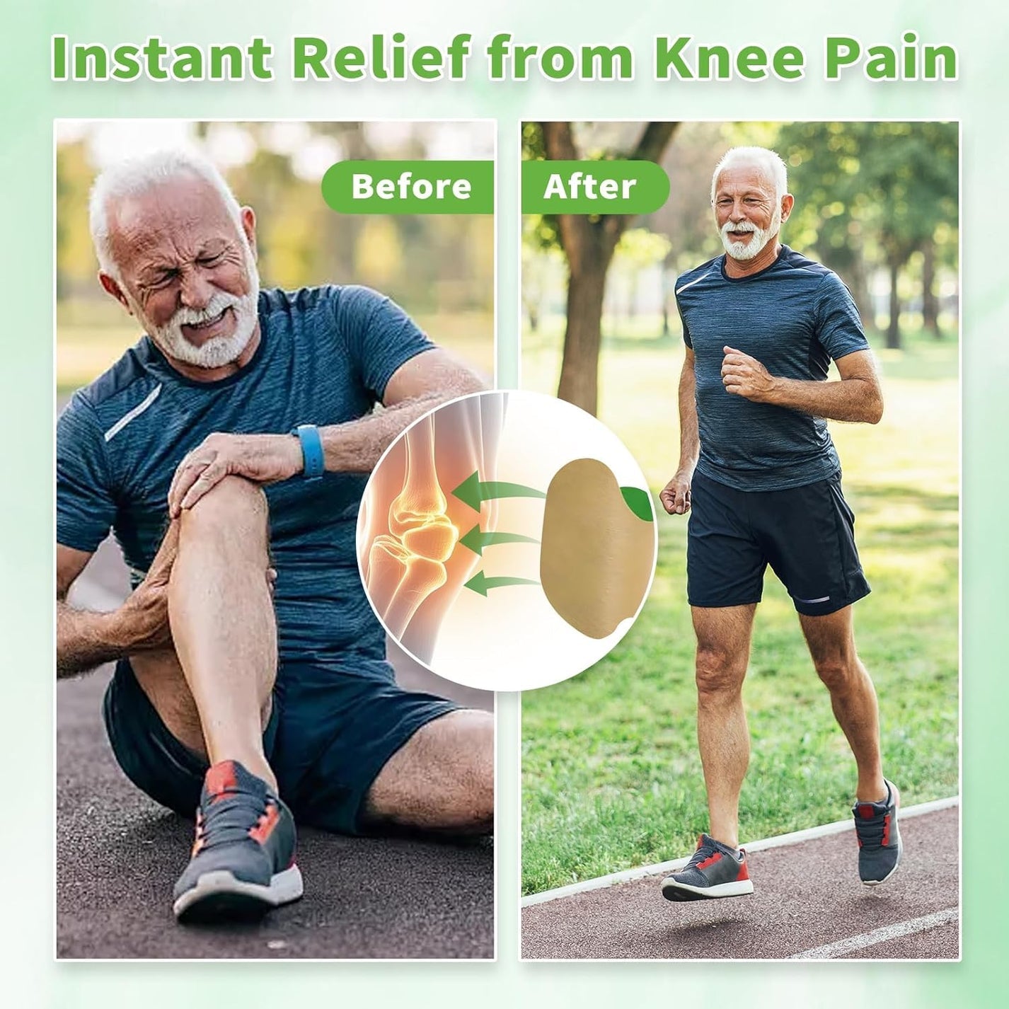 Pain Relief Knee Patches (Buy 1(10pcs) Get 1(10pcs) Free)