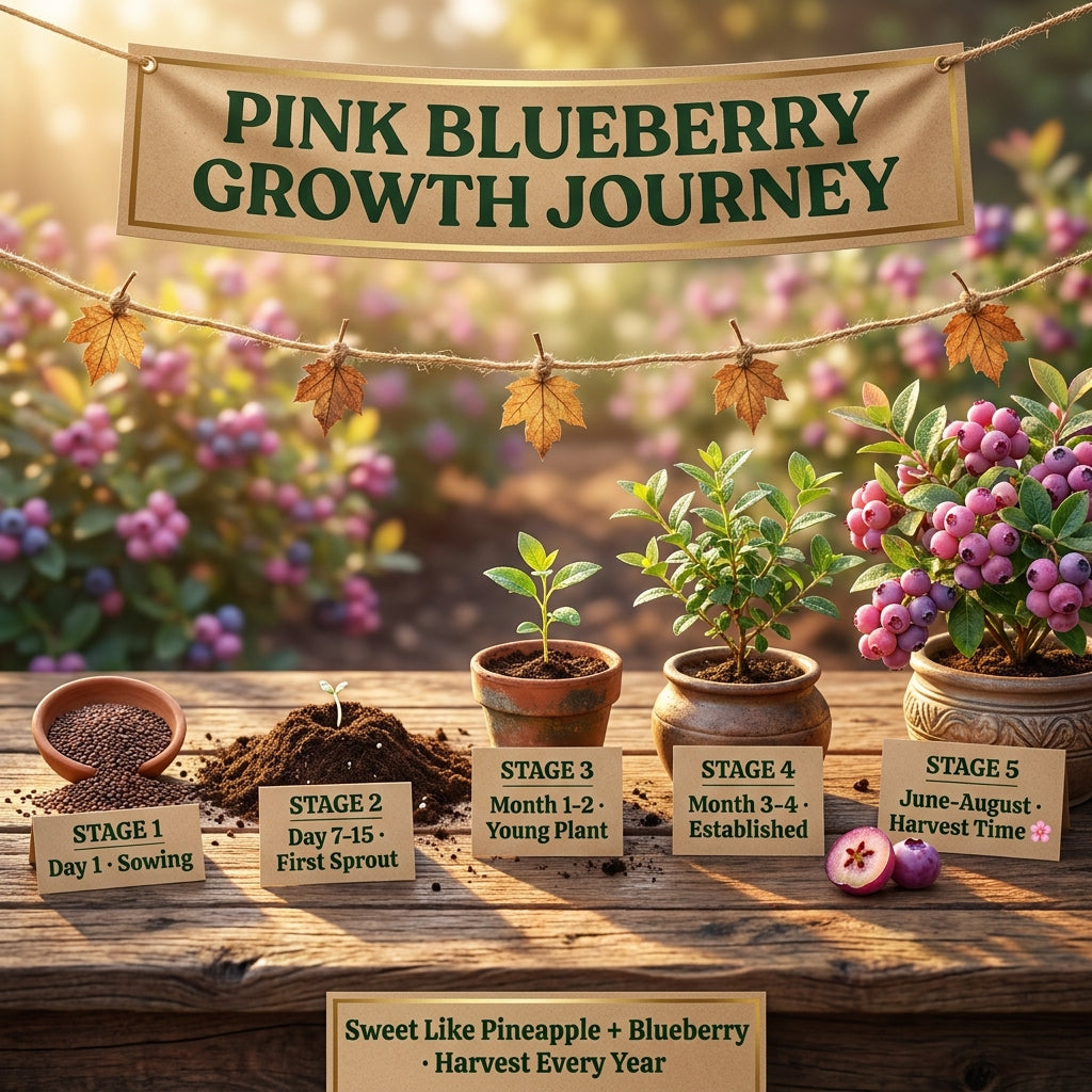 Exotic Pink Blueberry Kit— 2 Packets + Supplement FREE