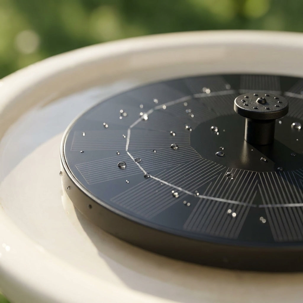 SolarNest Bird Bath Fountain