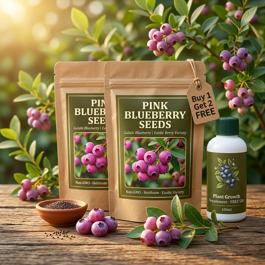 Exotic Pink Blueberry Kit— 2 Packets + Supplement FREE