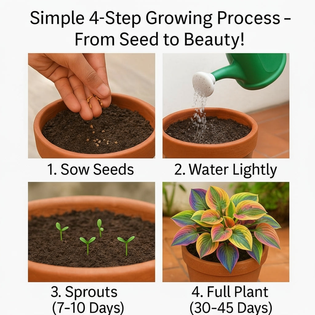 Imported Hosta Seeds + FREE Plant Growth Serum