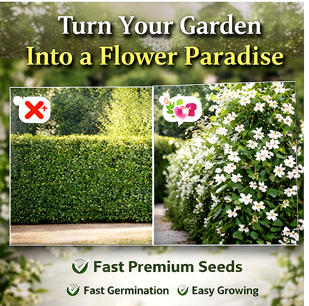 Trailing Jasmine Seeds – Buy 1 Get 1 Free | 2 Plant Growth Serums Included