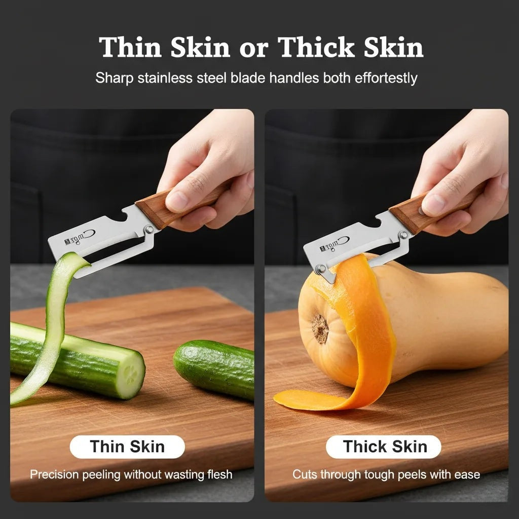 PurePeeler™ Premium Peeler with Bottle Opener