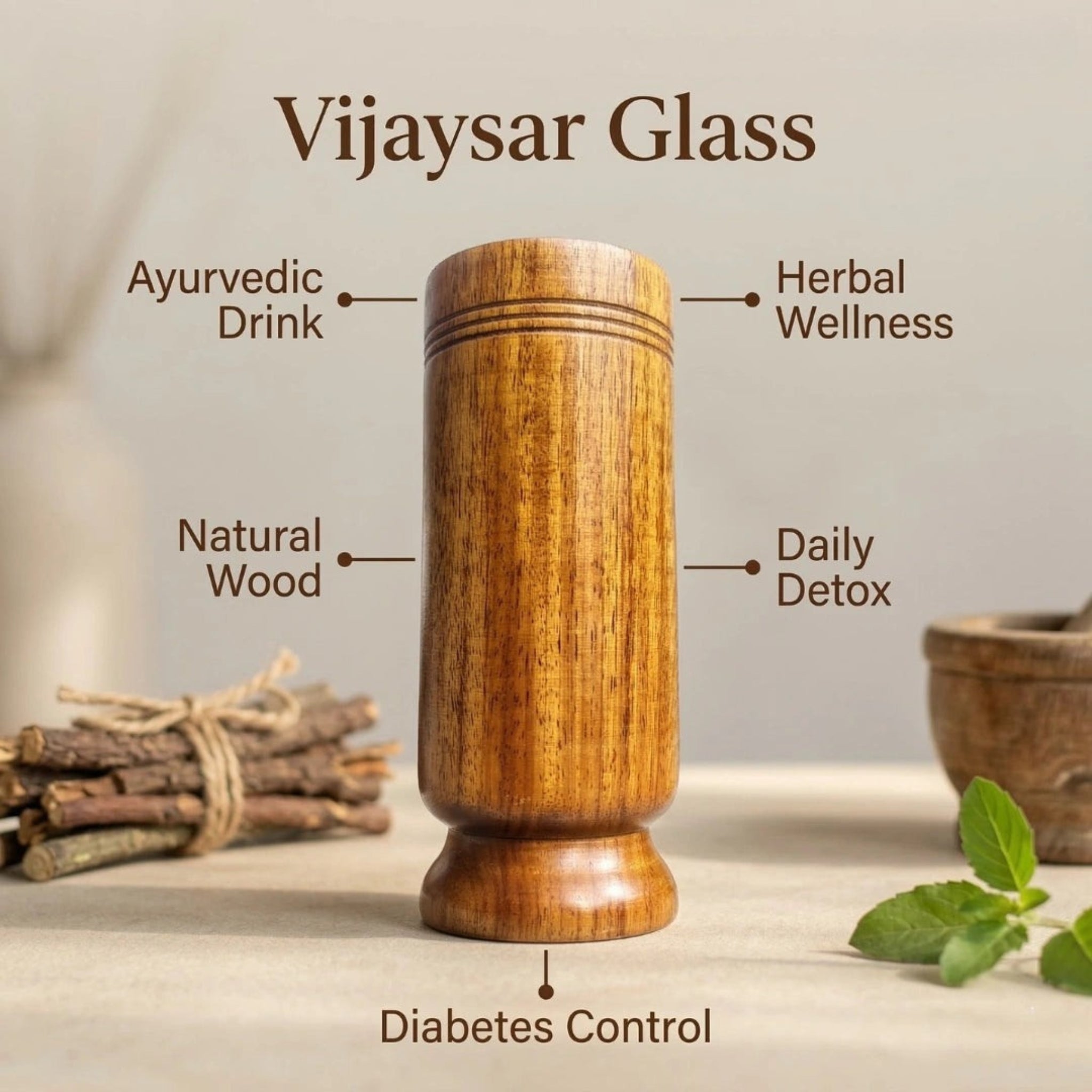 Ayurvedic Vijaysar Sugar Control Tumbler